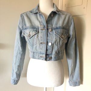 Garage Cropped Jean Jacket | S